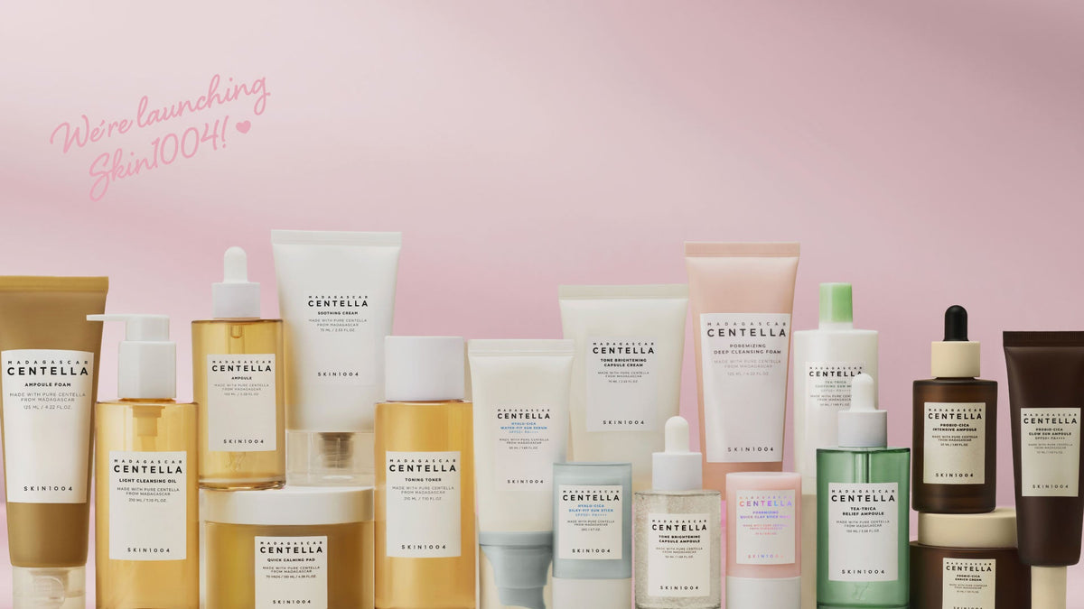 SKIN1004 is finally here! 6 different series with the star Centella in
