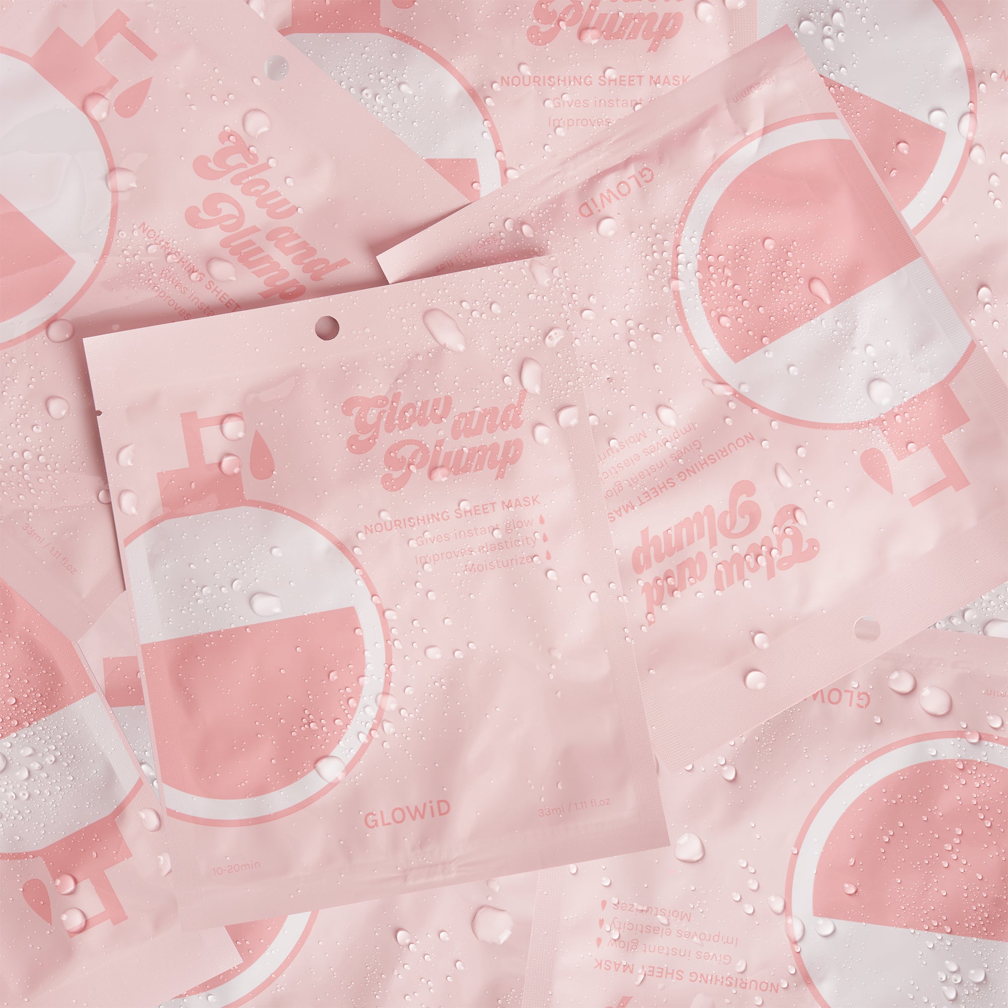 5-pack Glow and Plump Sheet Mask