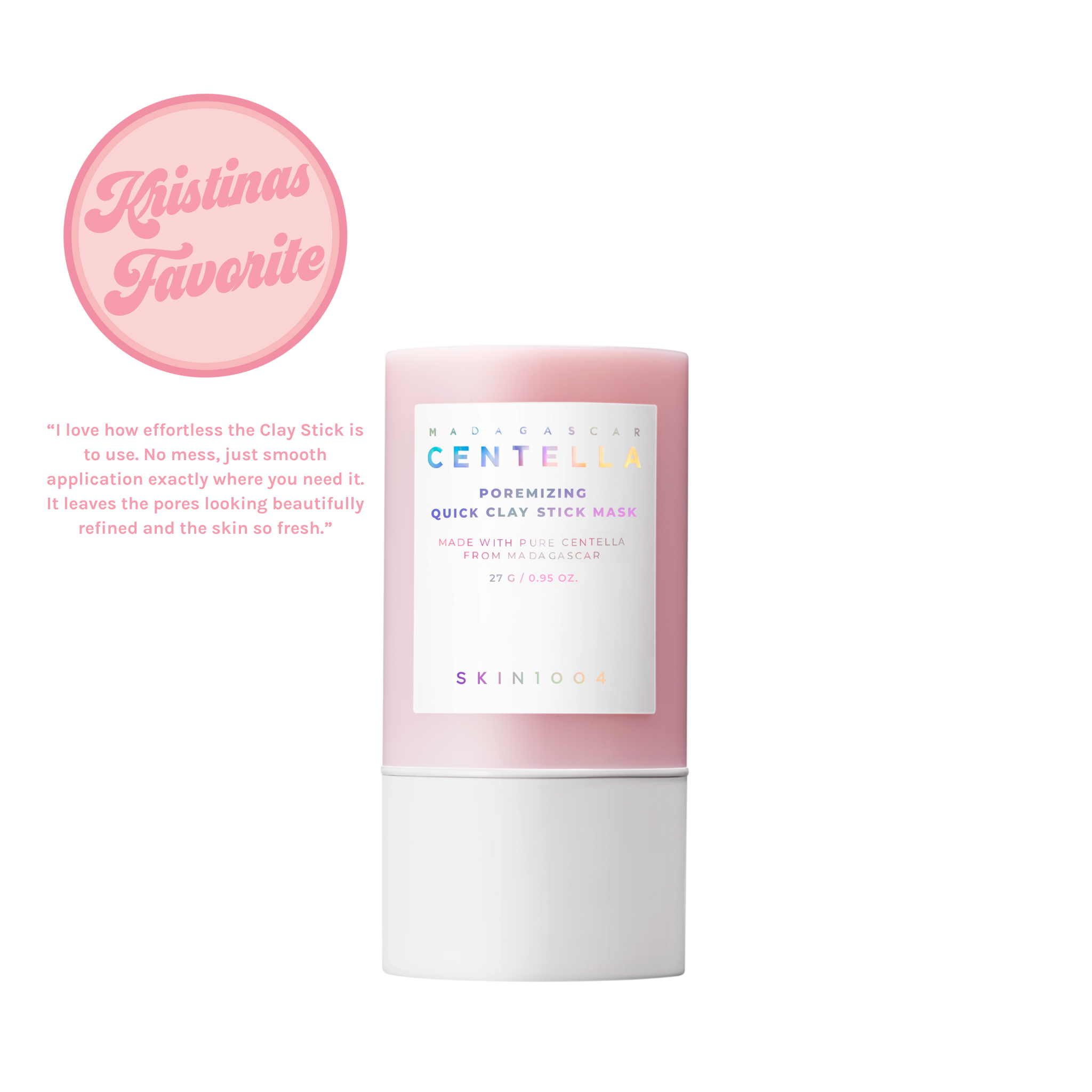 Madagascar Centella Poremizing Quick Clay Stick Mask 27g